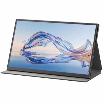 Preview: Monitor portatile 18,5 pollici Full HD IPS, secondo schermo mobile a 100 Hz – per notebook, Mac, PS5, Xbox, smartphone Android – Display ultra‑sottile