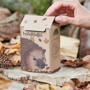 Preview: Buffet en plein air pour hérissons – station de nourrissage complète pour hérissons – nourriture pour hérissons avec insectes, adaptée à l’espèce – boîte sans plastique, Made in Germany