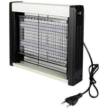 Preview: Effektive LED Mückenlampe & Insektenlampe: Lautlose elektrische Fliegenfalle ohne Chemie für Wohnzimmer, Küche, Schlafzimmer & Camping