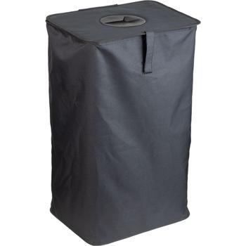 Preview: Collecteur de bouteilles 90 litres avec sac intérieur amovible servant de sac de transport, collecteur de consignes robuste et sac à bouteilles pour la cuisine et la cave, noir