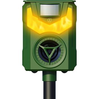 Preview: Effective solar & USB animal repeller with ultrasound & flame light – reliable protection for garden, yard & field against wild animals, cats & dogs