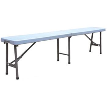 Panca valigia pieghevole 182 cm, resistente alle intemperie, panca pieghevole stabile, trasportabile, metallo plastica, salvaspazio, ideale per campeggio & outdoor