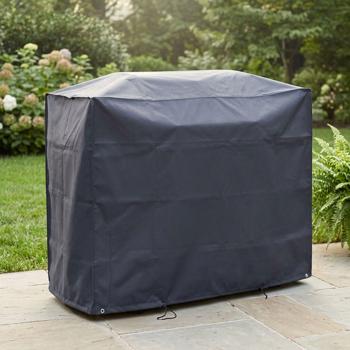 Preview: Copertura deluxe per grill a gas 145x60x120 cm telo protettivo antracite poliestere Oxford 420D resistente alle intemperie impermeabile antistrappo copri grill copertura