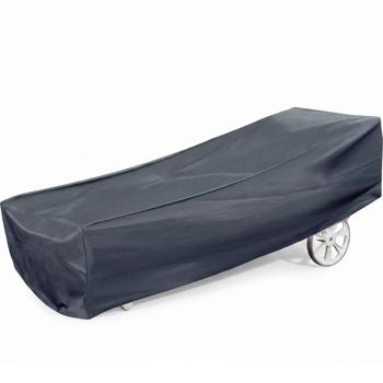 Preview: Telo Deluxe per sdraio a rullo – copertura per lettino prendisole, antracite, 200x75x40/70 cm, resistente ai raggi UV e alle intemperie, su misura