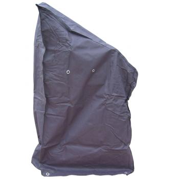 Preview: Copertura Deluxe per sedia da giardino – telo protettivo per sedie impilabili 65x65x150/110 cm – telone in PE rinforzato in tessuto 90 g/m² – copri-sedia resistente alle intemperie