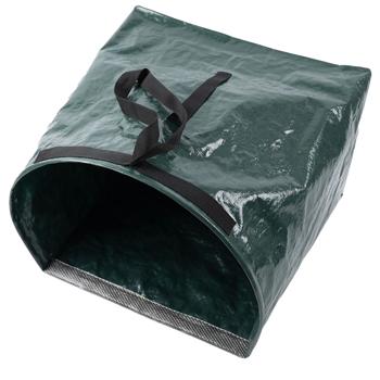 Preview: Sac pliable pour déchets de jardin 150 l – Sac de jardin autoportant avec bord de balayage & poignée de transport, tissu PE 150 g extrêmement résistant à la déchirure pour feuilles & tonte de gazon