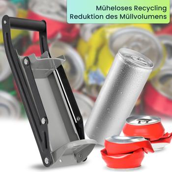 Preview: 2-in-1 robuste Dosenpresse und Flaschenöffner, Wandmontage, effizienter Dosenzerkleinerer mit rutschfestem und stabilem Griff Preview: 2-in-1 robuste Dosenpresse und Flaschenöffner, Wandmontage, effizienter Dosenzerkleinerer mit rutschfestem und stabilem Griff