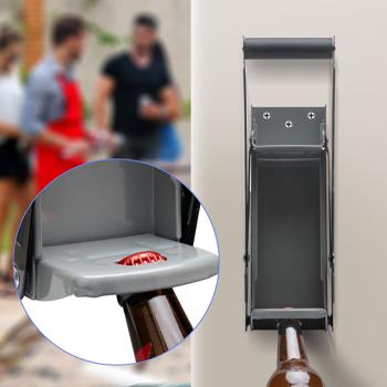 Preview: robusto schiaccia-lattine e apribottiglie 2 in 1, montato a parete, efficiente schiaccia-lattine con impugnatura robusta e antiscivolo Preview: robusto schiaccia-lattine e apribottiglie 2 in 1, montato a parete, efficiente schiaccia-lattine con impugnatura robusta e antiscivolo