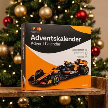McLaren Formel 1 Adventskalender 1:43 Modell Bausatz – Hochwertiges F1 Rennwagen Geschenk für Sammler & Motorsport Fans