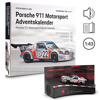 Preview: Porsche 911 Carrera RSR Turbo 2.1 Advent Calendar – Premium 1:43 model kit with sound – Collector’s piece for car fans & technology lovers