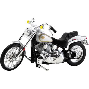 Preview: Harley-Davidson Adventskalender 2024 – FXST Softail Modellbausatz 1:18 mit V2 Soundmodul, Begleitbuch & Zubehör – Geschenk für Motorrad Fans