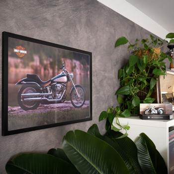 Preview: Harley-Davidson Advent Calendar 2024 – FXST Softail 1:18 model kit with V2 sound module, companion book & accessories – gift for motorcycle fans