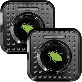 Preview: Set of 2 effective ultrasonic mite repellers: plug-in protection against bed bugs & mites – safe mite control for bed & bedroom