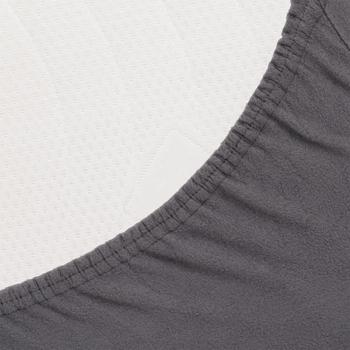 Preview: Soft micro‑fleece fitted sheet 140-160x200 cm, Sanfor Knit: Fluffy‑soft for your mattress – warm, breathable & easy‑care