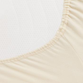 Preview: Soft microfleece fitted sheet 180–200x200 cm, Sanfor Knit: Fluffy soft for your mattress – warm, breathable & easy-care
