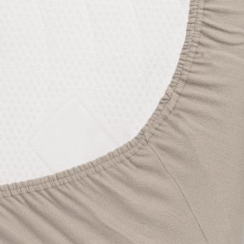 Preview: Soft microfleece fitted sheet 180-200x200 cm, Sanfor Knit: Fluffy-soft for your mattress – warm, breathable & easy-care