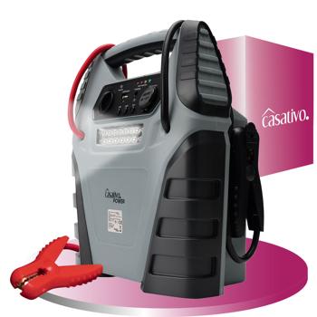 Preview: Booster de démarrage 5 en 1 avec batterie et compresseur – 12 V, 20 Ah, 100 A, 150 psi – puissant, mobile, polyvalent – pour voiture, moto, plein air Preview: Booster de démarrage 5 en 1 avec batterie et compresseur – 12 V, 20 Ah, 100 A, 150 psi – puissant, mobile, polyvalent – pour voiture, moto, plein air