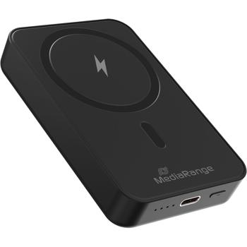 Magnetische Powerbank 10000mAh: Kabellose Fast Charge Externe Batterie, Schnellladefunktion: USB-C für Smartphone & Unterwegs