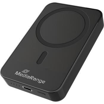 Preview: Magnetische Powerbank 10000mAh: Kabellose Fast Charge Externe Batterie, Schnellladefunktion: USB-C für Smartphone & Unterwegs