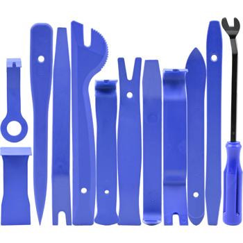 Preview: Lot pratique de 12 leviers pour automobiles, meubles et rénovation – idéal pour retirer garnitures, clips et habillages