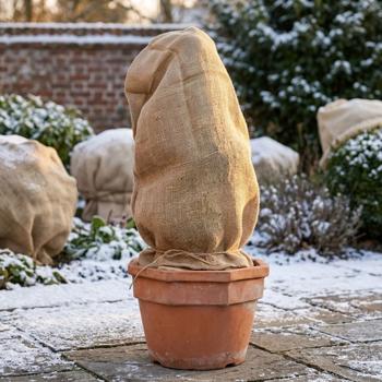 Robuster Winterschutz-Jutesack 50x80cm für Pflanzen & Rosen, umweltfreundlich, extrem strapazierfähig, wiederverwendbarer Frostschutz