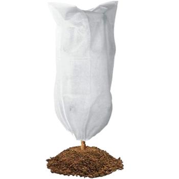 Preview: Winterschutz-Vlieshaube mit Reissverschluss & Kordelzug für Pflanzen (60 x 80 cm, Ø 38 cm) – der perfekte Kälteschutz für Topfpflanzen