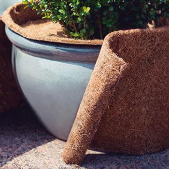 Preview: Winter protection coconut mat for plants and garden, approx. 150 x 50 cm: natural coconut mat & plant protection mat – winter protection mat against frost