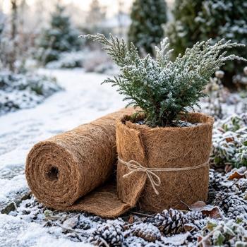 Winter protection coconut mat for plants and garden, approx. 150 x 50 cm: natural coconut mat & plant protection mat – winter protection mat against frost