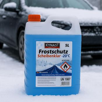 Preview: Car windscreen antifreeze 5L down to -20 °C: ready-to-use mix for windscreen washer & headlights – clear view & gentle on paintwork