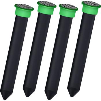 Preview: Set of 4 effective animal repeller ground spikes against voles, moles, ants, snakes & wild animals – Protection for garden & lawn