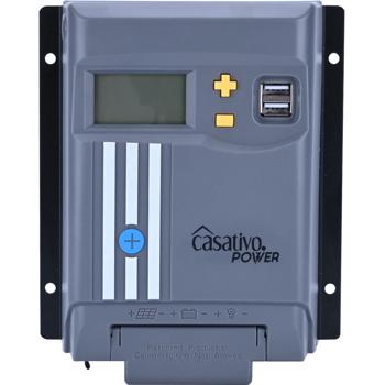 Preview: Régulateur solaire MPPT pour batterie 12/24 V – 20 A, écran LCD, 2 ports USB – protection contre la surtension – contrôleur de charge pour panneaux solaires