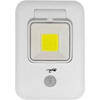 LED-Sensorlicht 360° drehbar, COB-LED 100 Lumen Kaltweiss, Dämmerungs- und Bewegungssensor bis 3 m, 120°, inkl. 3x AAA, Wandmontage