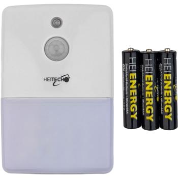 Preview: LED-Sensorlicht mit Dämmerungs- und Bewegungssensor, COB-LED 150 Lumen Kaltweiss, 3 Lichtmodi, inkl. 3x AAA, Wandmontage oder freistehend