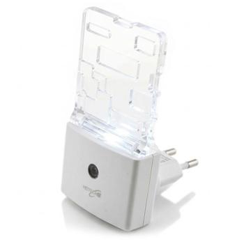 Veilleuse LED Moonlight avec capteur crépusculaire, 2,5 lumens, 0,5 W, lumière d’orientation, disque lumineux décoratif