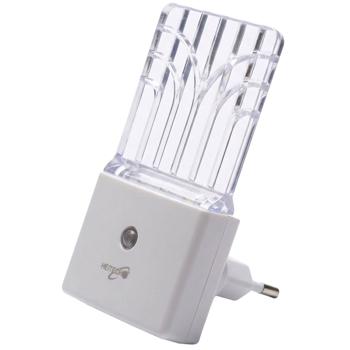 Veilleuse LED Starlight avec capteur crépusculaire, 2,5 lumens, 0,5 W, lumière d’orientation, disque lumineux décoratif