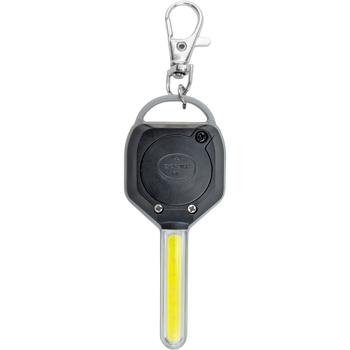 COB-Schlüssellicht, Mini Taschenlampe für den Schlüsselbund, 45 Lumen, 1,4 W COB-LED, 2 Lichtmodi, Karabiner, inkl. 2x CR2032