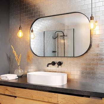Preview: Self-adhesive tile stickers, chrome – 4 pieces, 25×25 cm SPC wall tiles, waterproof – tiles for kitchen and bathroom walls