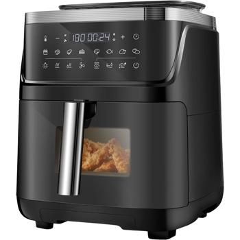 Preview: Steam air fryer with 7-litre basket, 3-in-1 multifunction appliance for air frying, steam cooking & combi cooking with self-cleaning