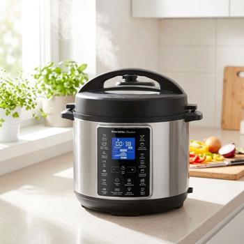 Electric multi pressure cooker 5.5 l with pressure & special programmes, 14-in-1 multifunction pot with recipe booklet & accessories, 5.5 litres