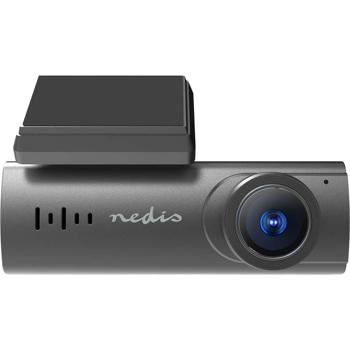 Preview: 4K dashcam with GPS and Wi‑Fi, compact car camera without display with 140° wide angle, night vision, parking mode, loop recording and app control, black
