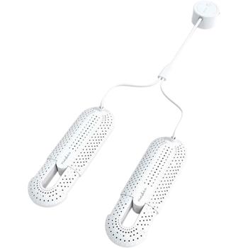 Preview: Sèche-chaussures et sèche-bottes électrique pour chaussures de ski et chaussures – chauffe-chaussures avec minuterie, 20 W, 60°C, câble 1,8 m, blanc