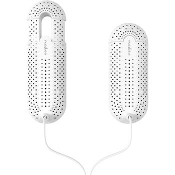 Preview: Sèche-chaussures et sèche-bottes électrique pour chaussures de ski et chaussures – chauffe-chaussures avec minuterie, 20 W, 60°C, câble 1,8 m, blanc