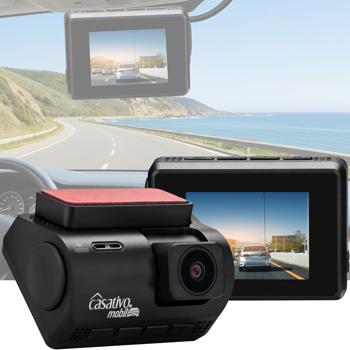 Dashcam 4K-UHD KFZ mit GPS, Autokamera -  Nachtsicht in Farbe, Sony Farbsensor, G-Sensor, WDR Wide Dynamic Range, WLAN & App, FarbDisplay, 140°