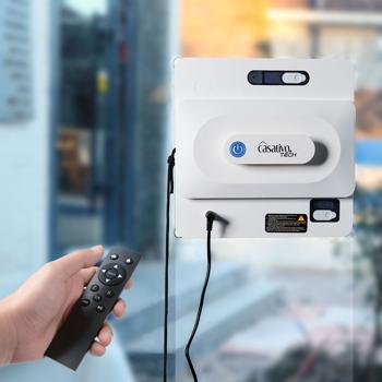 Preview: Robot intelligente per la pulizia delle finestre con app e telecomando: pulitore automatico di finestre per una pulizia senza strisce e senza fatica