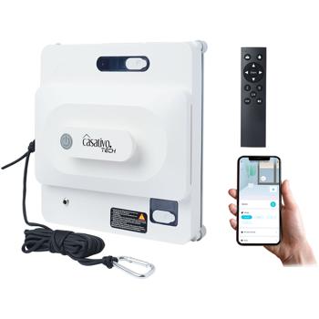 Preview: Robot intelligente per la pulizia delle finestre con app e telecomando: pulitore automatico di finestre per una pulizia senza strisce e senza fatica
