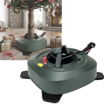 Christbaumständer für Bäume bis 3 m mit Fusshebel, 4,1 L Wassertank & Wasserstandsanzeige - stabiler Tannenbaumständer für Weihnachten