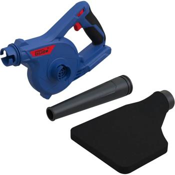 Preview: Soffiatore e aspiratore a batteria 18 V compatto, soffiatore a batteria e aspiratore manuale 2 in 1 con 3 livelli e sacco raccoglipolvere per officina, senza batteria e caricatore