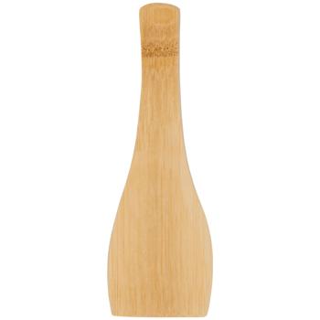 Preview: Set de 4 spatules à raclette, 13,5 x 4 cm, racloirs en bambou, racloir en bois doux pour poêlons à raclette et plaques de gril revêtus