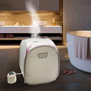 Preview: Une oasis de bien-être dans votre salon – cabine de sauna et de hammam (1000 W) avec télécommande et minuterie – le summum de la détente