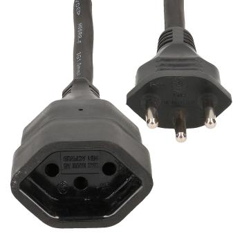 Preview: Verlängerungskabel 5m - Sichere Stromversorgung für Zuhause & Projekte - Stecker Typ 12 - Kupplung Typ 13 - Robuste GD Kabelverlängerung H05RR-F3G1.0 Schwarz Preview: Verlängerungskabel 5m - Sichere Stromversorgung für Zuhause & Projekte - Stecker Typ 12 - Kupplung Typ 13 - Robuste GD Kabelverlängerung H05RR-F3G1.0 Schwarz